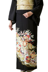 【手ぶらセット】向かい鶴菱紋に花籠AIT005※注文予約商品