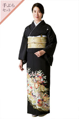 【手ぶらセット】向かい鶴菱紋に花籠AIT005※注文予約商品