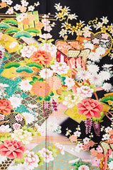 【手ぶらセット】扇面に御所車N004※注文予約商品※