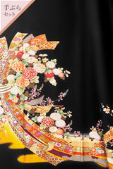 【手ぶらセット】束ね熨斗目に菊 花尽くしN014※注文予約商品※