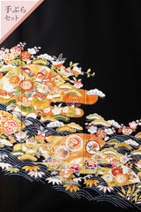 【手ぶらセット】扇面に鴛鴦 宝尽くしU005※注文予約商品※