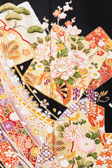 色紙に瑞祥花(寒色調)U008※注文予約商品※