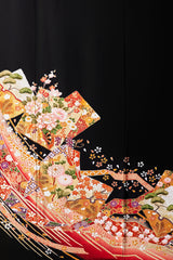色紙に瑞祥花(暖色調)U009※注文予約商品※