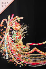 【手ぶらセット】束ね熨斗目に稲穂 宝尽くし Z012※注文予約商品※