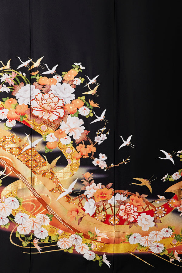 吉祥四季花寄せ文様Z005※注文予約商品※